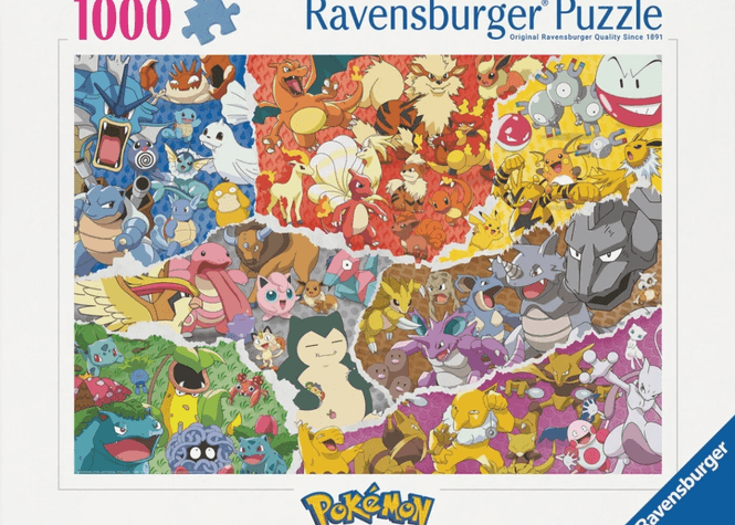 Hovedbilde Pokemon Eventyr Puslespill 1000 Brikker