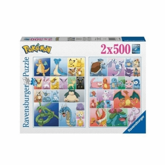 Hovedbilde Pokemon Figurer 2x500 Brikker - Ravensburger ...
